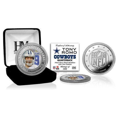 Tony Romo Silver Color Coin