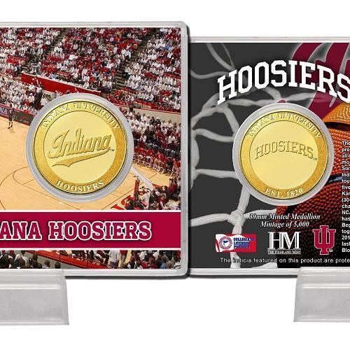 University of Indiana inBasketballin Bronze Coin Card