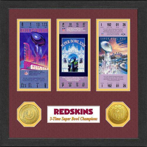 Washington Redskins  SB Championship Ticket Collection