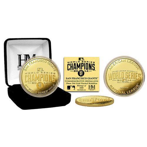 San Francisco Giants 2014 World Series Champions Gold Mint Coin