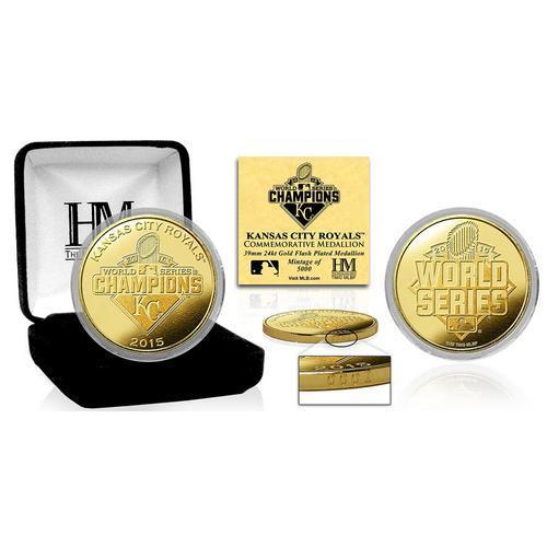 Kansas City Royals 2015 World Series Champions Gold Mint Coin