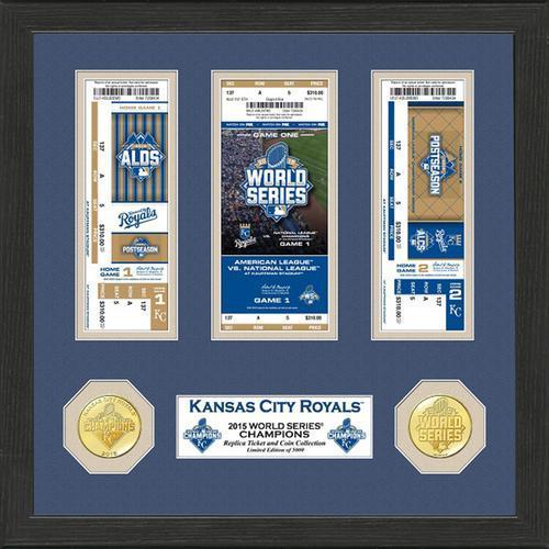 Kansas City Royals 2015 World Series Champions Ticket Collection