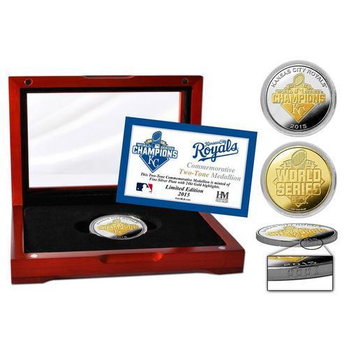 Kansas City Royals 2015 World Series Champions Two-Tone Mint Coin